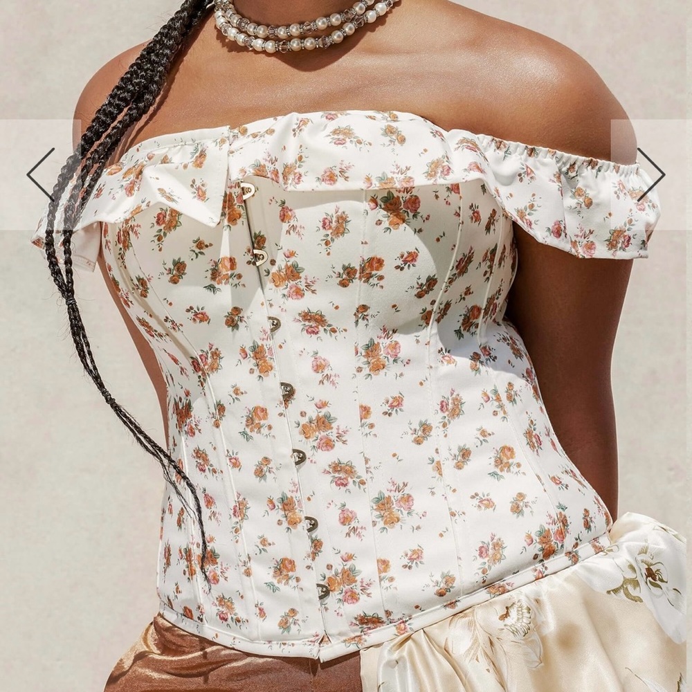 NWT Corset Story Vintage Inspired Floral Corset Top